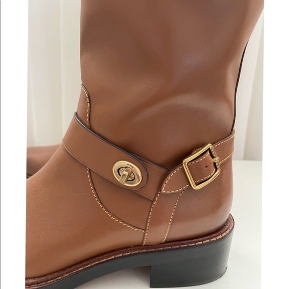 COACH Leather Sutton Boots 9.5 - Picture 5 of 10